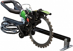 Кольцерез электрический по бетону Diamaster Titan-400 с направляющей шиной 1200 мм