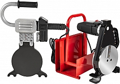 Нагреватель, торцеватель, бокс механического стыкового сварочного аппарата для пнд труб Gas Fusion Red-160V4