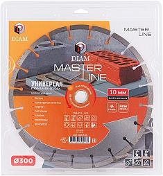 Упаковка сегментного алмазного круга Diam Master Line 1A1RSS Универсал 300 мм